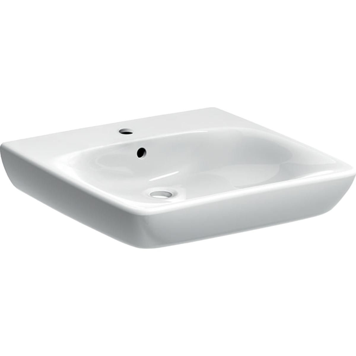 Lavabo Geberit Renova Comfort, adapté PMR 55*48