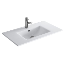 Vasque IBERIA 710 EN porcelaine blanche 710 x 20 x 460 mm