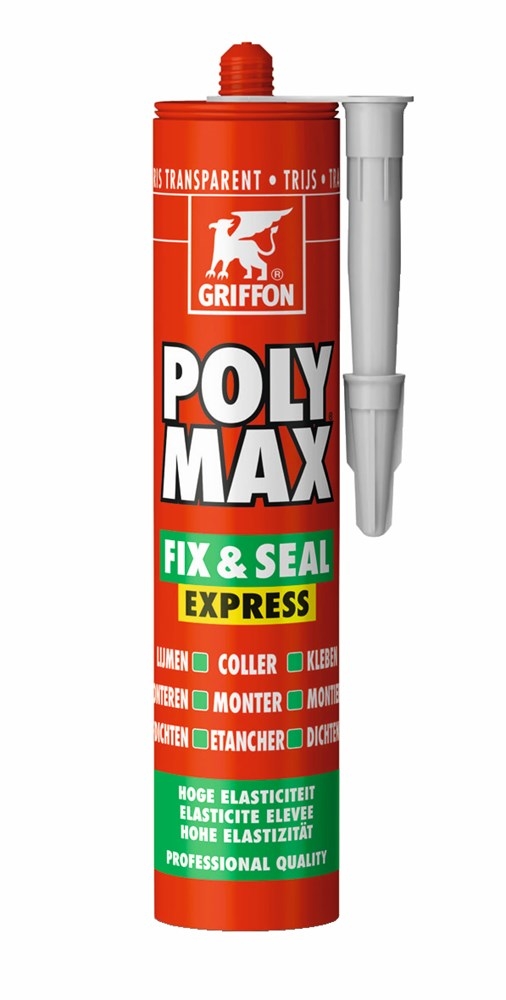 POLY MAX FIX ET SEAL EXPRESS GRIS TRANSPARENT