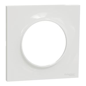 ODACE STYL. PLAQUE BLANC 1 POSTE