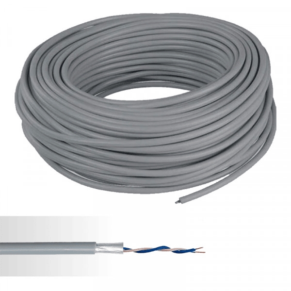 CABLE TELEPHONE GRIS G.EC (EN 100M)