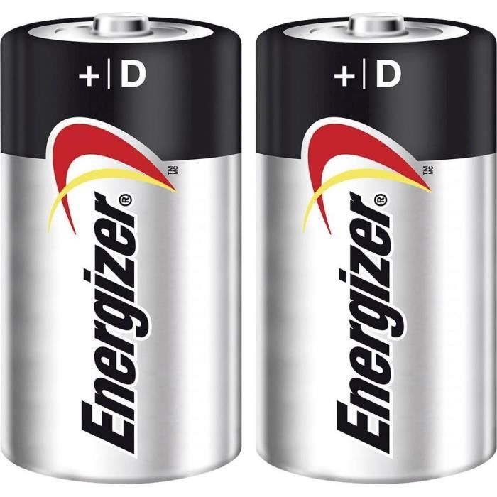 ENERGIZER ALCALINE POWER - BLISTER 2 PILES LR20 - 1.5V