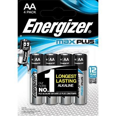 PILE AA LR6 1.5V ALCALINE MAX PLUS ENERGIZER B4