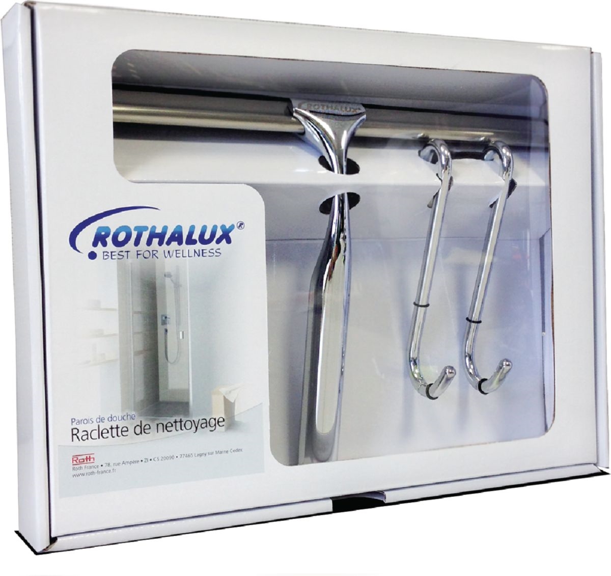 Coffret entretien Rothalux comprenant Raclette + Support