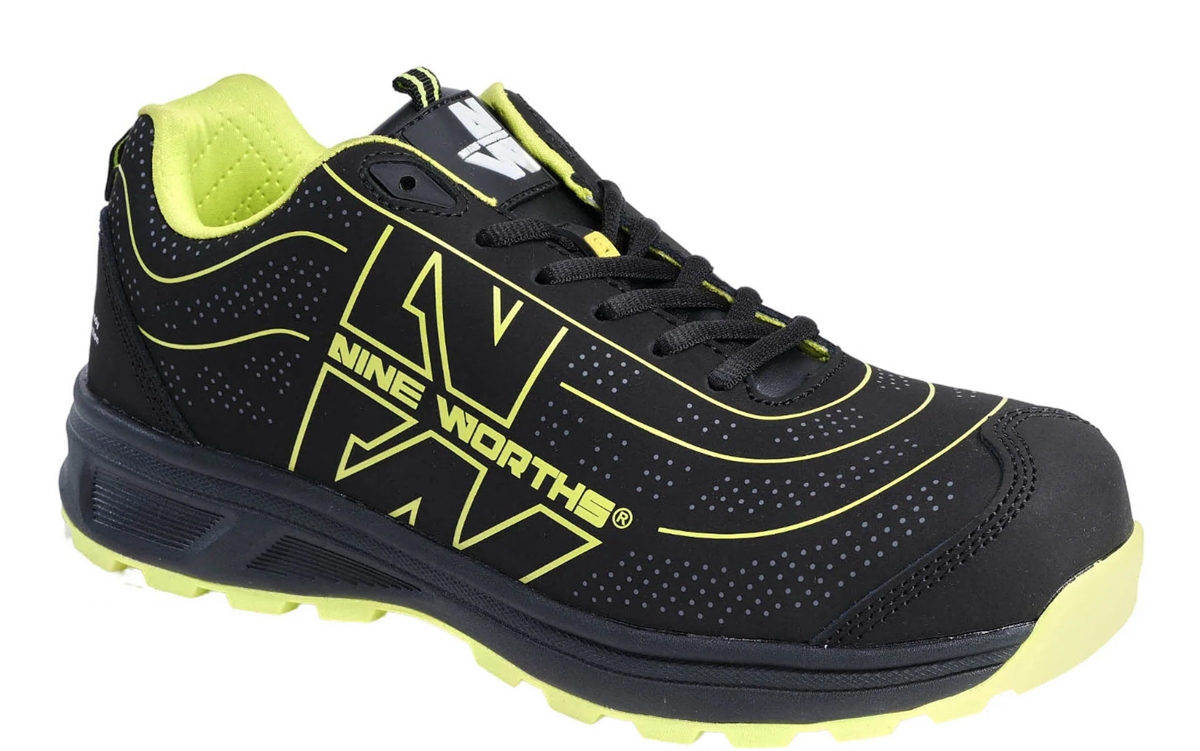 CHAUSSURES BASSES DE SECURITE SPILL Noir / Jaune fluo