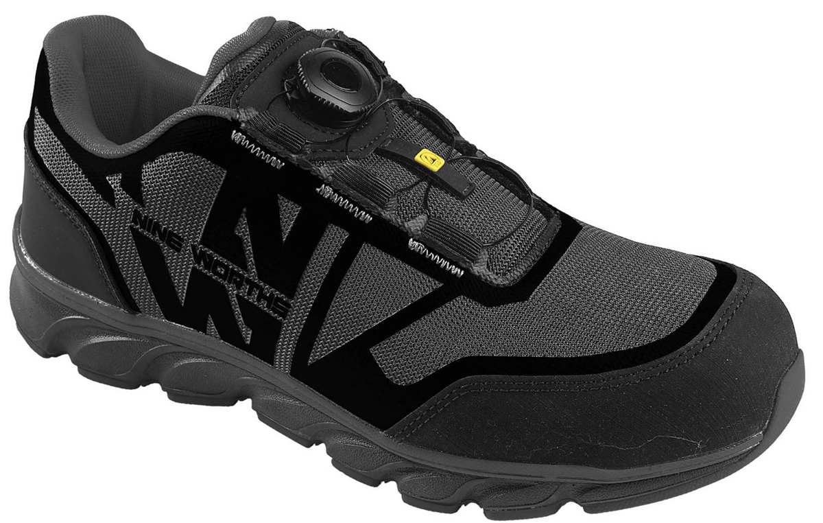 CHAUSSURES BASSES NURMI NOIR/GRIS 43