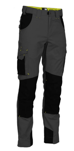 PANTALON DE TRAVAIL ADAM Gris / Noir 42