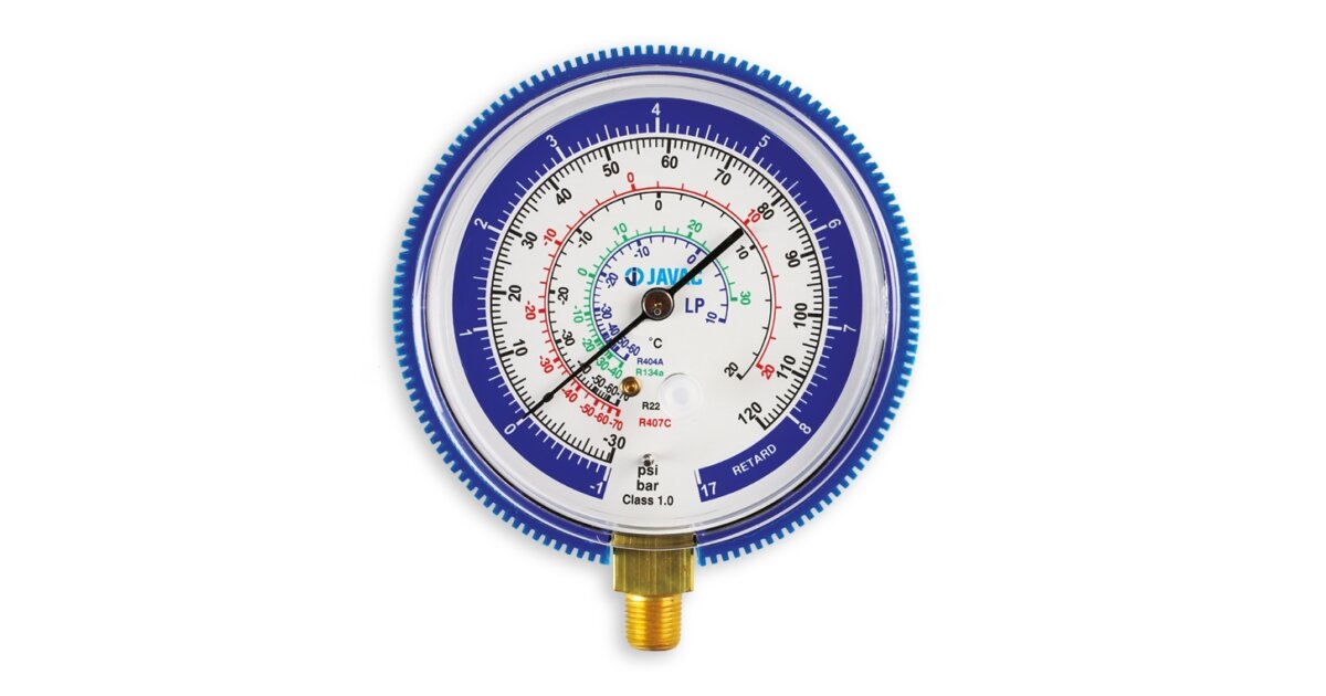 Manomètre LP 80 mm Multigaz