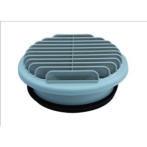 Accessoire Thermodynamique entrée/sortie d'air murale PVC Ø160