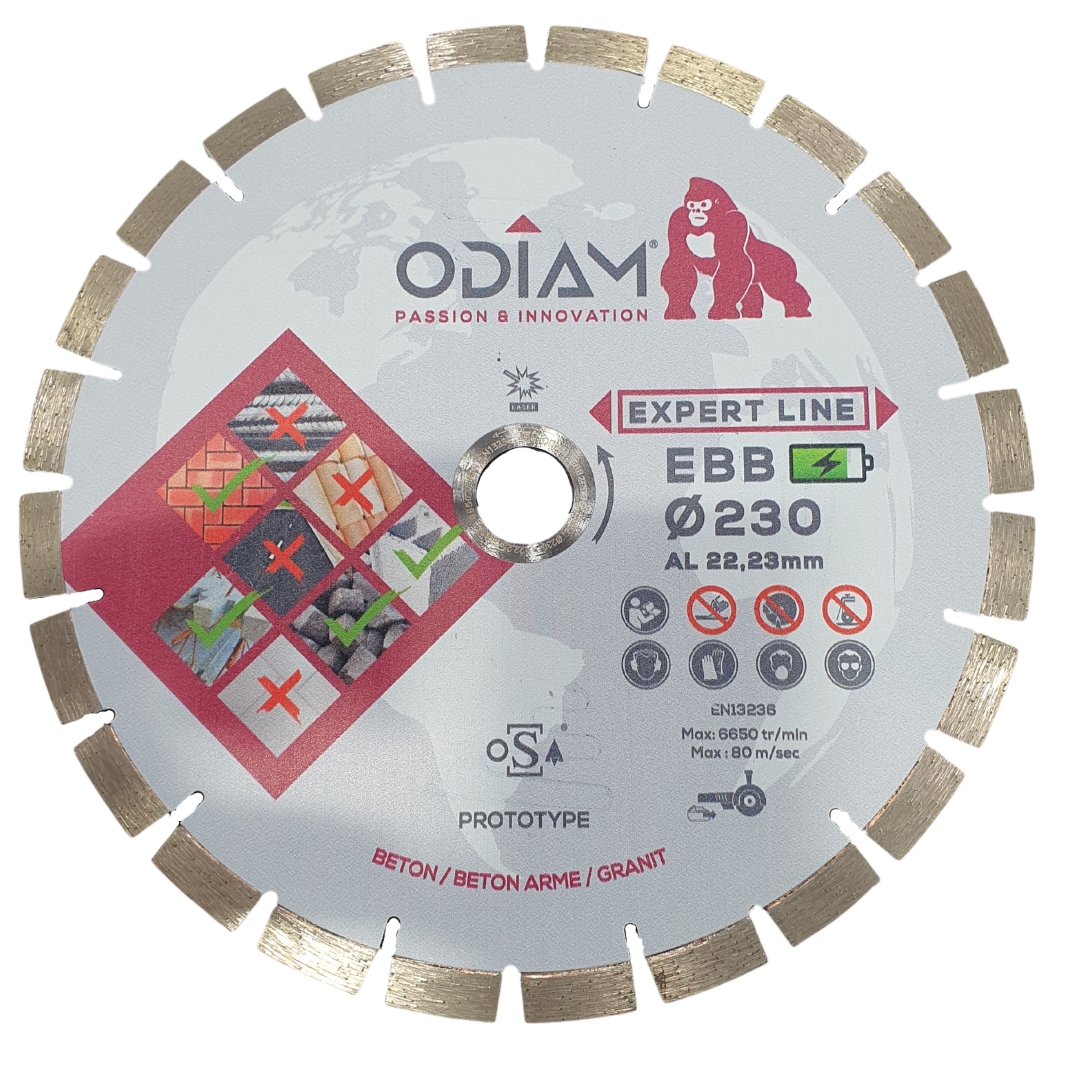 Disque diamant EBB D 125 - 10+1 offert