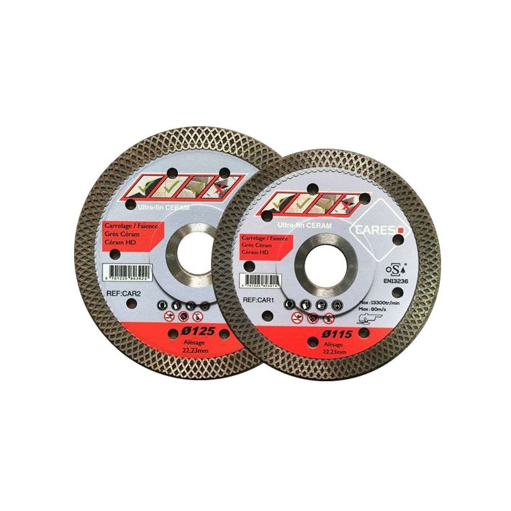 DOMAO DISQUE ULTRA-FIN JANTE CONTINUE D125MM - 10+1 offert