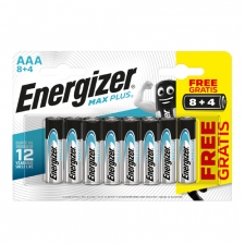 LOT 8+4 Piles AAA - LR03 Energizer Max Plus