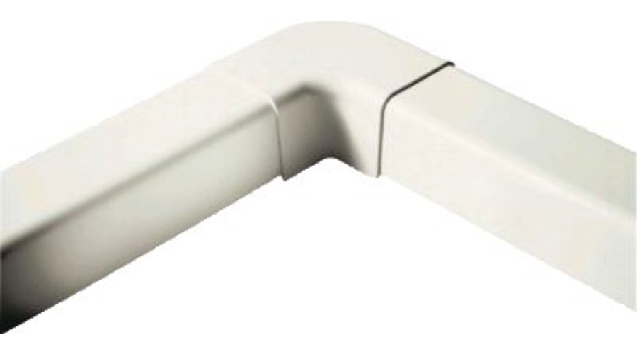 ARTIPLASTIC Coude plat 90° 110mm BLANC