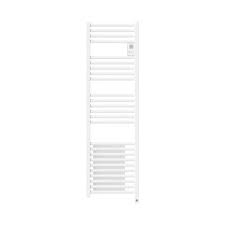 Radiateur sèche-serviettes connecté Riva 5 Etroit avec soufflerie 1500W Blanc