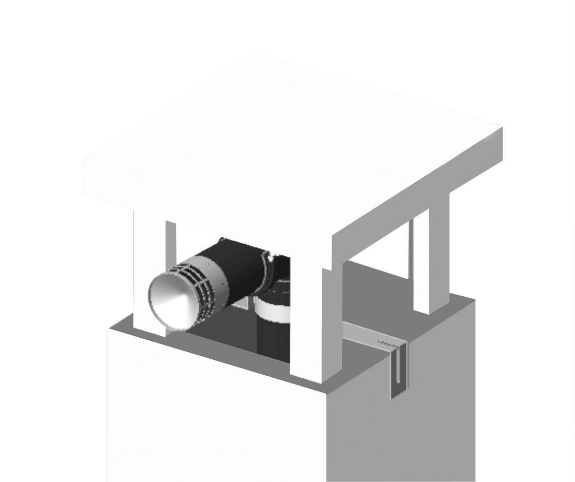 Kit sortie horizontal Rénosouche Ø80 pour kit Chemilux