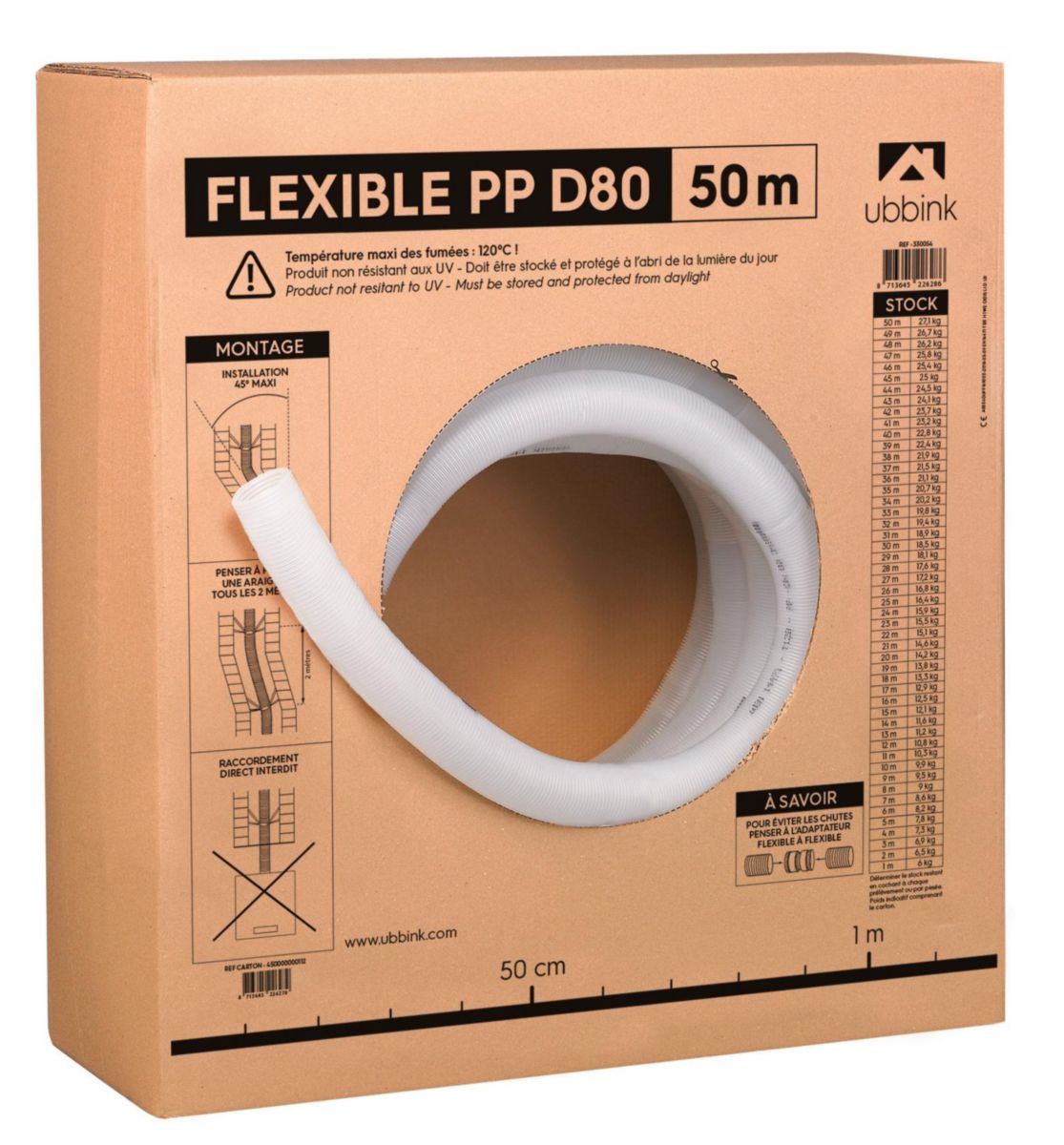 CONDUIT FLEXIBLE PP 80 EX 330048