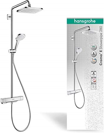 Croma E Showerpipe 280 1jet chromé